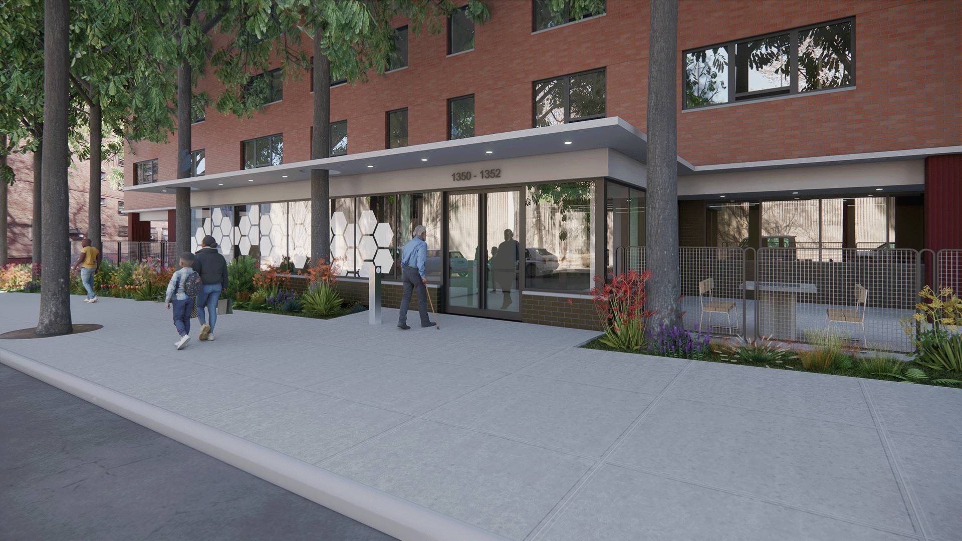 Render of Building 11 Entry