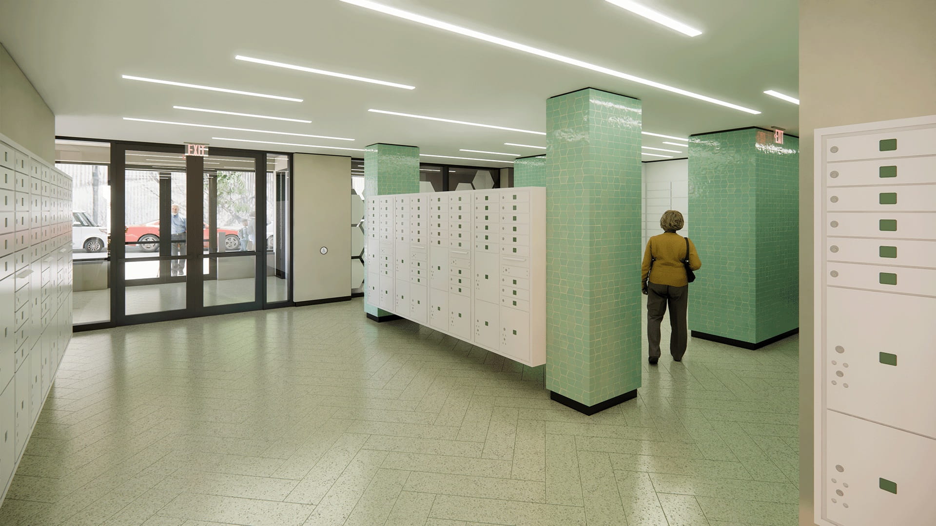 Render of Building 11 Lobby