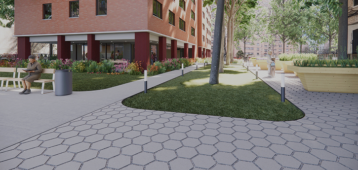 Bronx River Addition Render Back