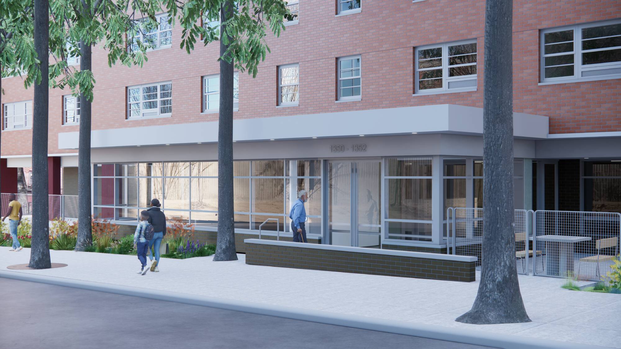 Render of Entrada del Edificio 11