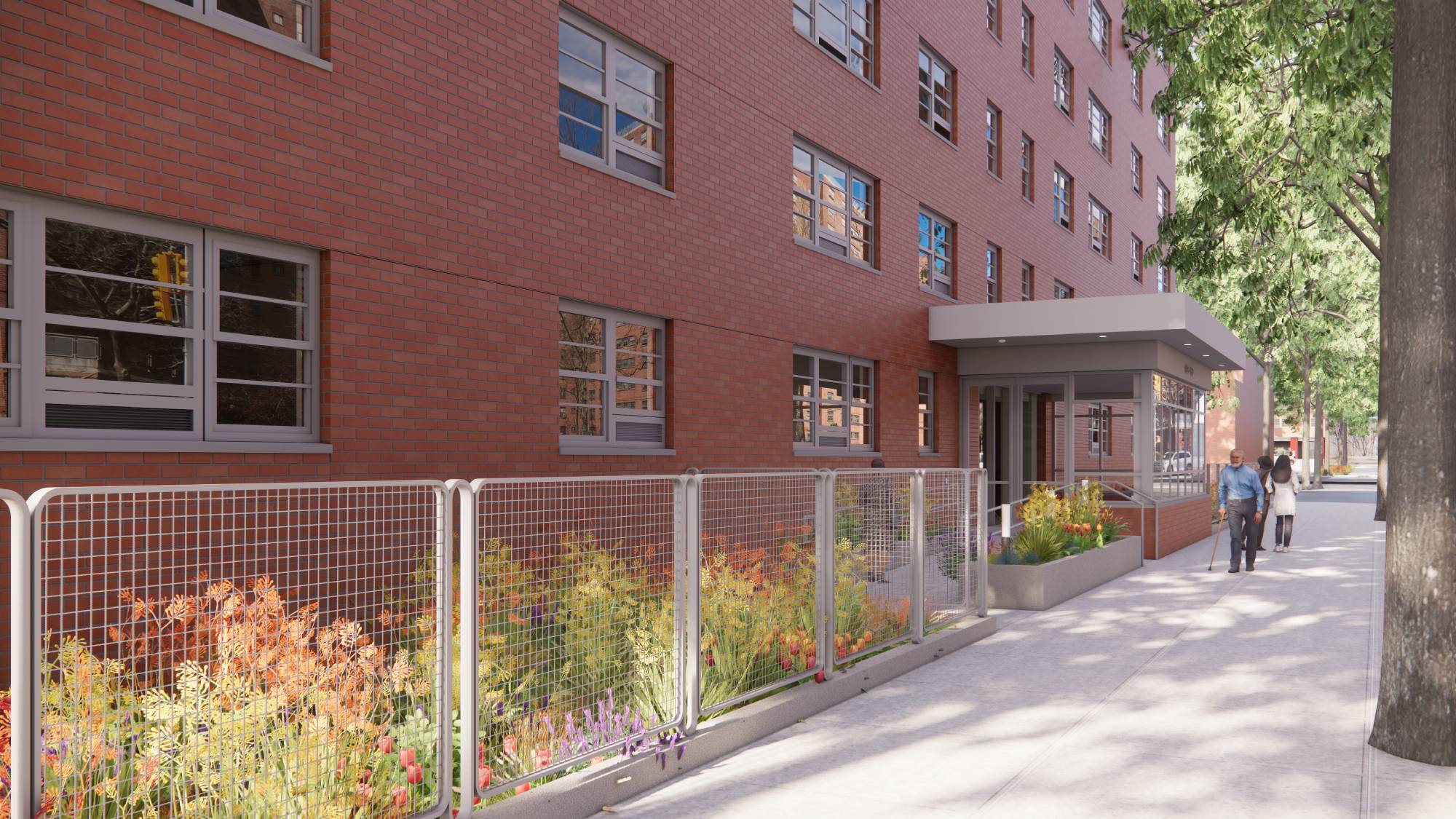 Render of Entrada del Edificio 12